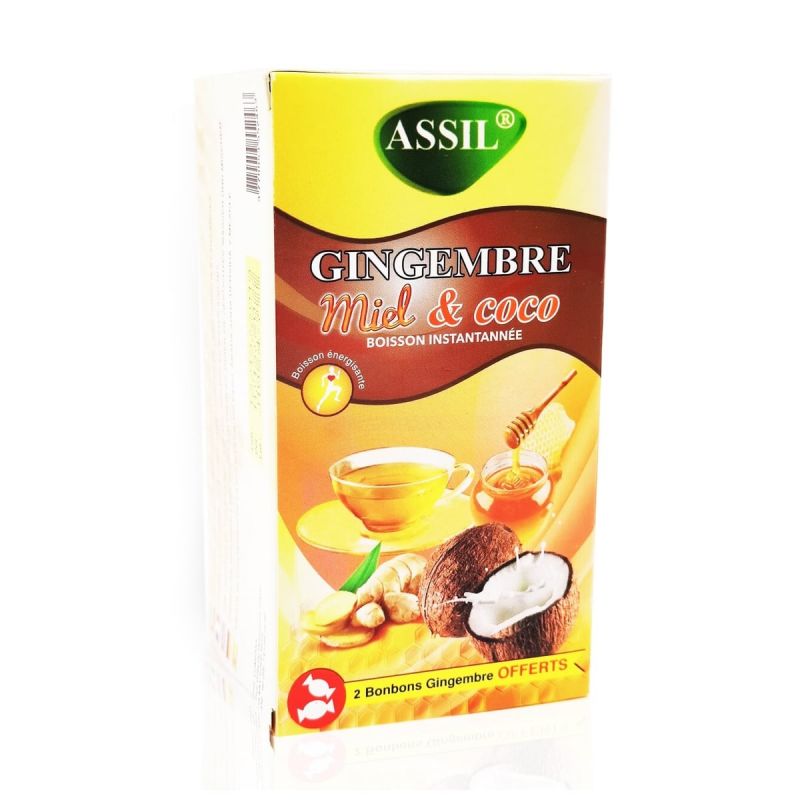 Tisane Gingembre Miel & Coco - 100% Naturelle - ASSIL