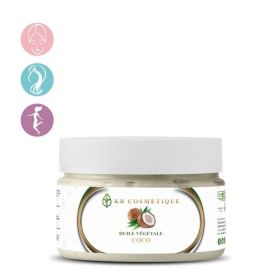 Huile Végétale de coco extra vierge - 100 ml - KB Cosmétique