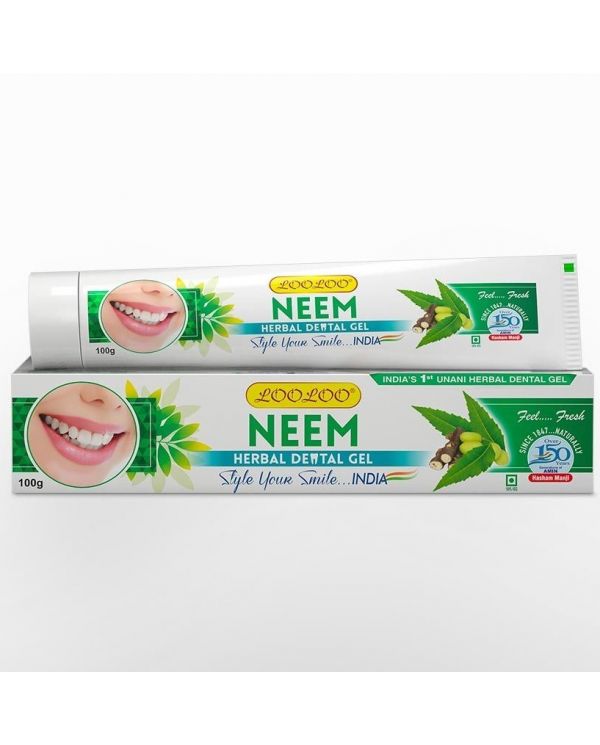 Dentifrice Herbal - Neem (Margousier) - 100% naturel & Sans fluor - 100g - LooLoo