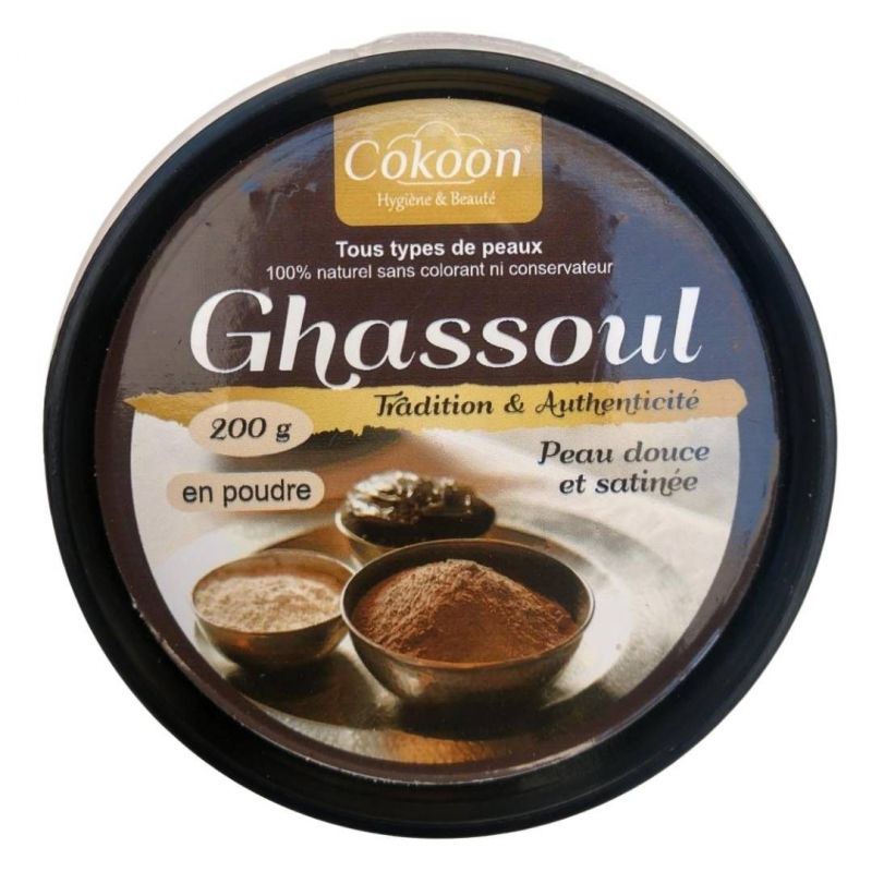 Ghassoul en poudre pour cheveux et corps 200g - Cokoon
