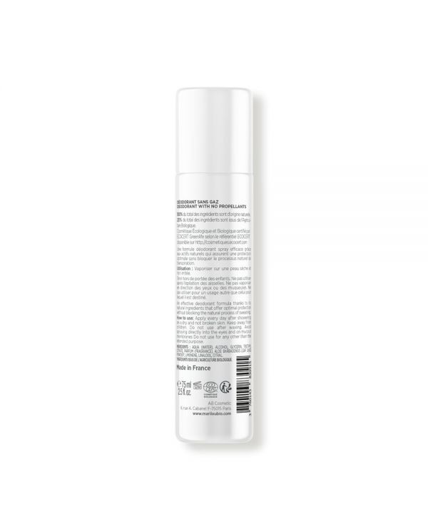 Déodorant Spray au Thé Vert Bio - 75 ml - Marilou Bio