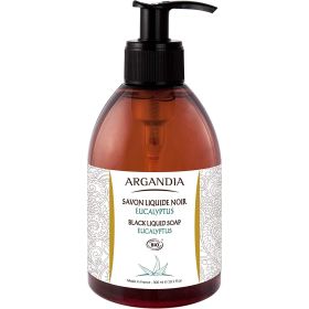 Savon Noir Liquide à l'Eucalyptus Bio - 300ml - Argandia Argandia - 1
