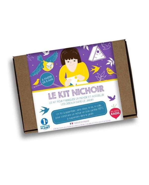 Kit Nichoir - Oiseaux dans le jardin - Les petits Radis