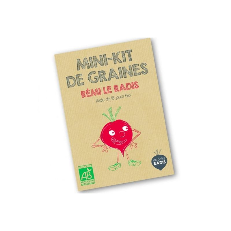 Mini-kit graines de Radis Bio - Jardinage - Les Petits Radis