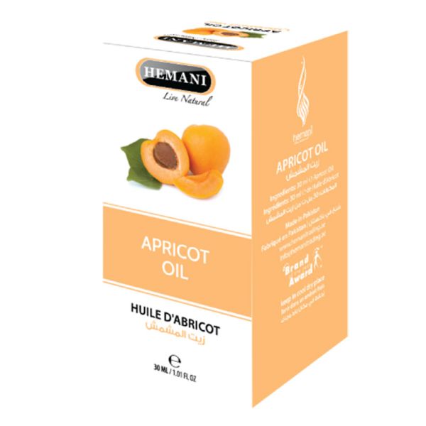 Huile d'Abricot (Apricot Oil) - 30 ml - 100% Naturelle - Hemani