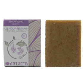 Shampoing solide Prêle Bio - Nourrissant et réparateur - 100 g - Antheya