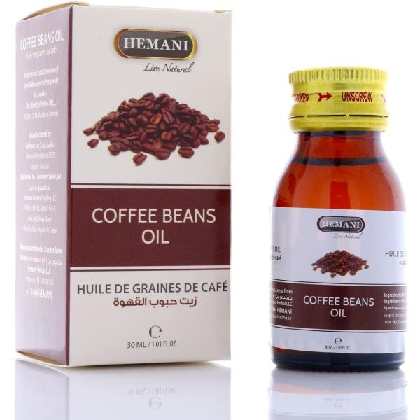 Huile de graines de Café (Coffee Beans Oil) - 30 ml - 100% Naturelle - Hemani