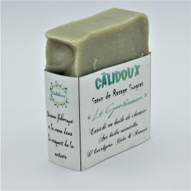Savon Surgras Bio de Rasage "LE GENTLEMEN" - 100g - Câlidoux Calidoux Aroma Cosmétiques - 2