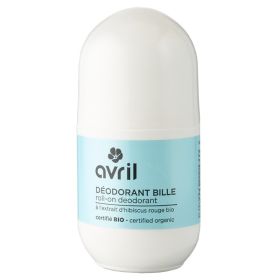 Déodorant Roll-On Bio à l'extrait d'hibiscus rouge - 50ml - Avril