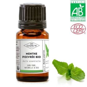 Huile essentielle de Menthe poivrée BIO (AB) 10 ml - MyCosmetik MyCosmetik - 1