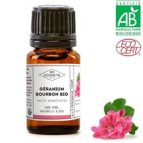 Huile essentielle de Géranium bourbon BIO (AB) 10 ml - MyCosmetik
