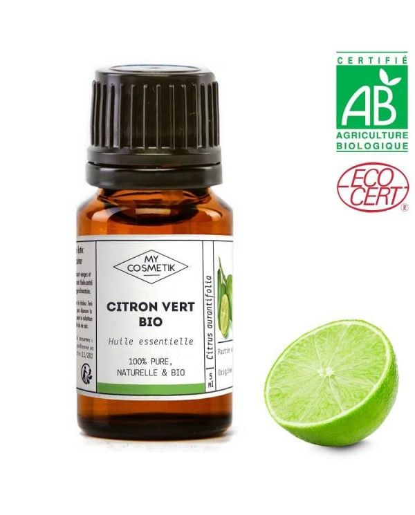 Huile essentielle de Citron vert BIO (AB) 10 ml - MyCosmetik